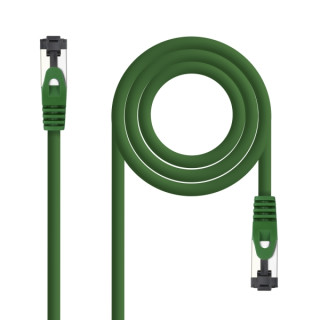 Nanocable Cable Red Latiguillo Cat.8.1 2Ghz LSZH SSTP AWG26 - Longitud 2m - Color Verde