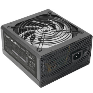 Tacens Radix VII AG 600S Fuente de Alimentacion 600W ATX - PFC Activo - Ventilador 140mm de 12dB - 80 Plus Silver - Cableado Mo