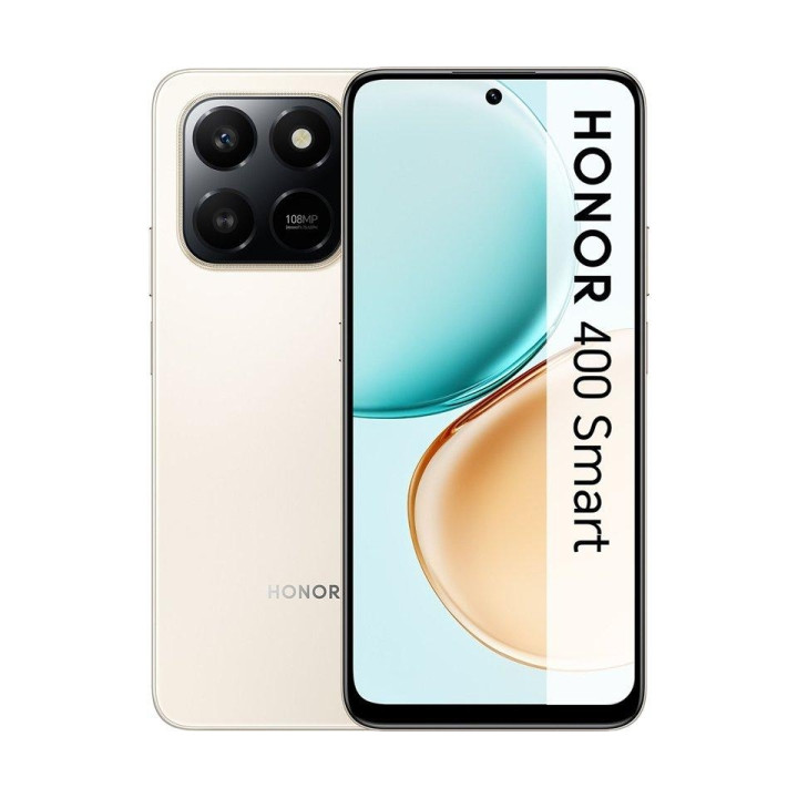 Honor 400 Smart Smartphone Pantalla 6.77" - 8GB - 256GB - Cámara Principal 108MP - Bateria 6500mAh - Color Dorado