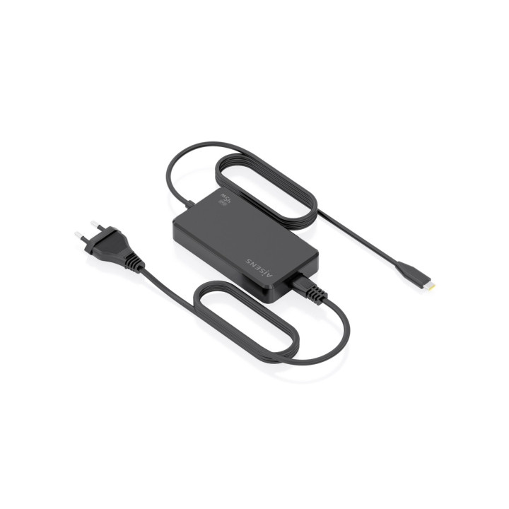 Aisens Cargador de Portatil GaN USB-C/PD 45W - Cable de 1.80m - Color Negro