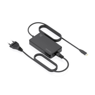 Aisens Cargador de Portatil GaN USB-C/PD 65W - Cable de 1.80m - Color Negro