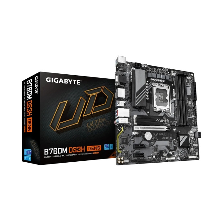 Gigabyte B760 DS3H Gen5 Placa Base Intel 1700 4x DDR5 VGA