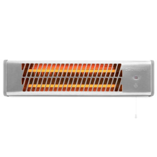 Orbegozo BB 5000 Estufa de Cuarzo para Aseo - Potencia 1200W - Interruptor por Tirador - 2 Niveles de Calor - Kit de Montaje pa