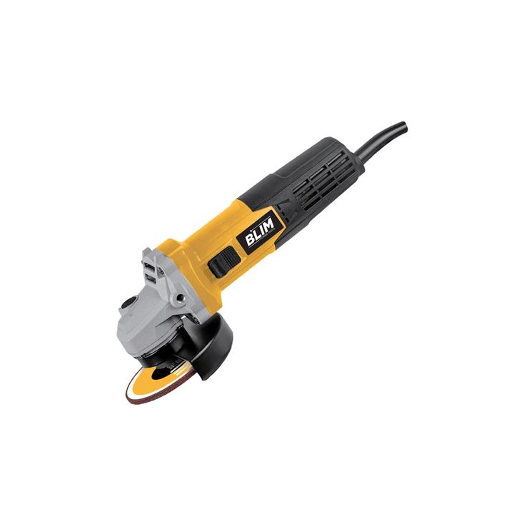Blim Radial 115mm - 750W - Velocidad 12000rpm - Proteccion Antichispas - Ergonomica - Color Negro y Amarillo