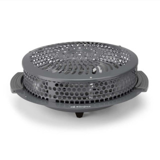 Orbegozo BR 92 Brasero Electrico - Potencia 900W - Rejilla de Seguridad - Asas de Tacto Frio - 2 Niveles de Calor - 40x15x39cm