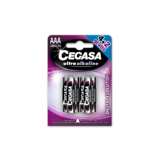 Cegasa Ultra Alcaline Pack de 6 Pilas LR03 AAA - Alta Tecnologia - Mas Capacidad