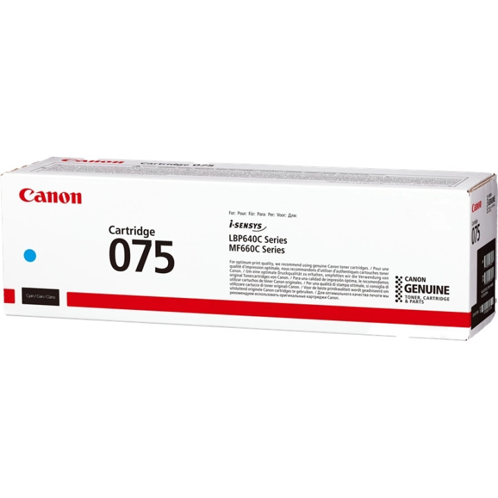 Canon 075 Cyan Cartucho de Toner Original - 6364C002