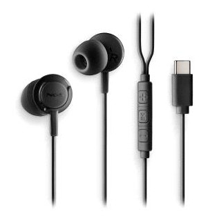 NGS CROSS STEP Auriculares Intraurales con Microfono - USB-C - Boton Multifuncion - Color Negro