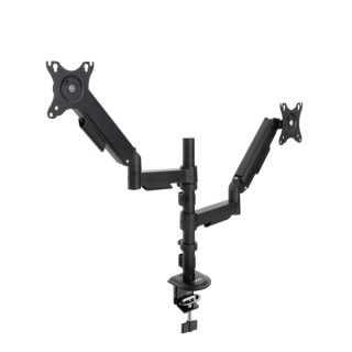 Tooq Soporte de Mesa con Brazos Articulados para 2 Monitores de 17"-32" - Regulable en Altura