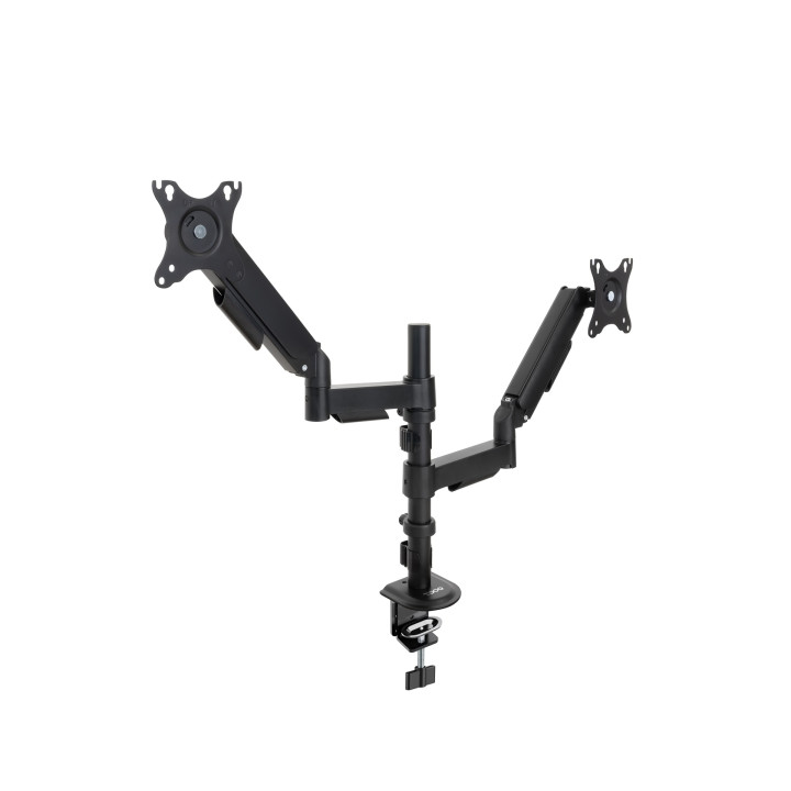 Tooq Soporte de Mesa con Brazos Articulados para 2 Monitores de 17"-32" - Regulable en Altura