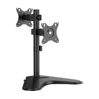 Aisens Soporte de Mesa para 2 Monitores de 17"-32" - Inclinable y Rotable - Gestion de Cables - Peso Max 8kg - VESA Max. 100x10