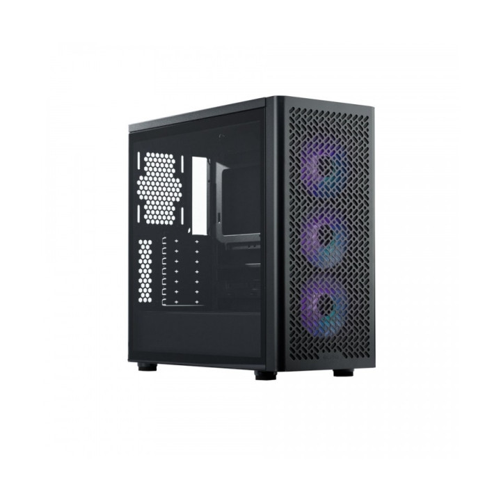 Cooler Master Elite 502 Caja Torre E-ATX - 3 Ventiladores 120mm RGB - Ventana Lateral - Gestion de Cables - Audio - 1xUSB-A - 1