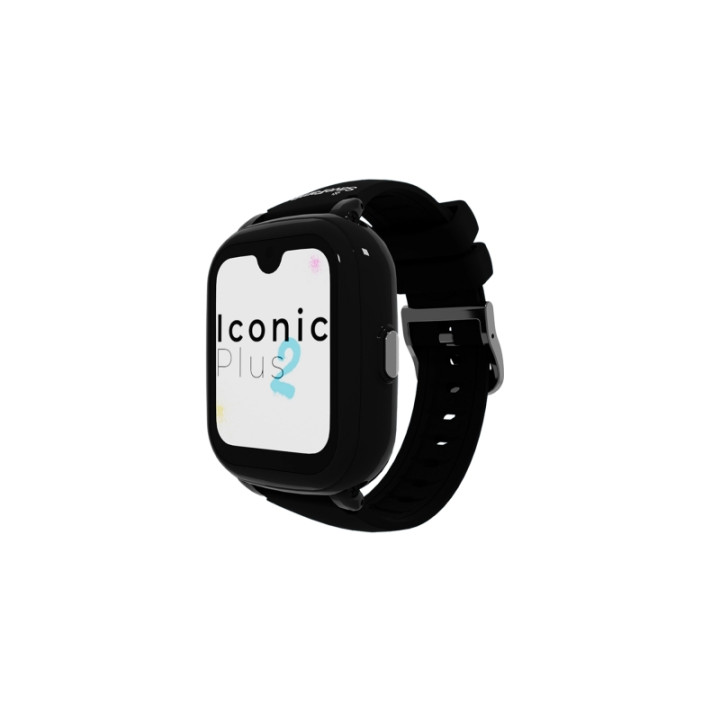 Savefamily Reloj Inteligente Infantil Iconic Plus 2 con GPS y Llamada - IP67 - Bateria 850mAh - IA - Color Negro