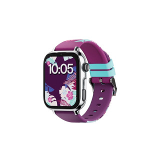 Savefamily Reloj Inteligente Infantil SaveWatch Plus 2 - Pantalla Amoled - Carcasa Plateada - Correa Silicona Maui