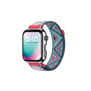 Savefamily Reloj Inteligente Infantil SaveWatch Plus 2 - Pantalla Amoled - Carcasa Plateada - Correa Tela Tribeca