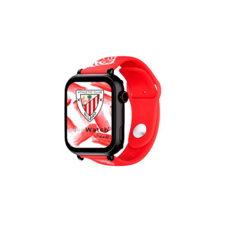 Savefamily Reloj Inteligente Infantil Savewatch Plus Edicion Athletic Club con GPS y Llamada - Correa Silicona Roja