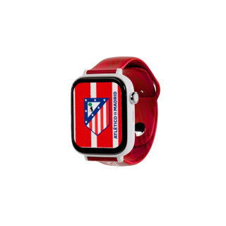 Savefamily Reloj Inteligente Infantil Savewatch Plus Edicion Atletico de Madrid con GPS y Llamada - Correa Silicona Roja