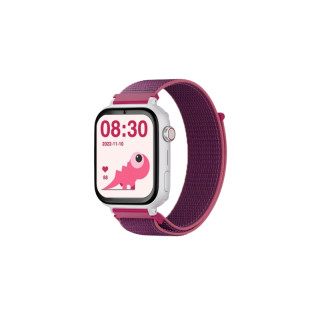 Savefamily Reloj Inteligente Infantil SaveWatch Plus con GPS y Llamada - IP67 - Boton SOS - Carcasa Blanca - Correa Tela Frambu