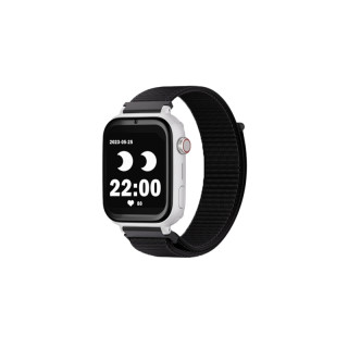 Savefamily Reloj Inteligente Infantil SaveWatch Plus con GPS y Llamada - IP67 - Boton SOS - Carcasa Blanca - Correa Tela Negra