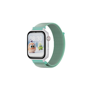 Savefamily Reloj Inteligente Infantil SaveWatch Plus con GPS y Llamada - IP67 - Boton SOS - Carcasa Blanca - Correa Tela Ocean