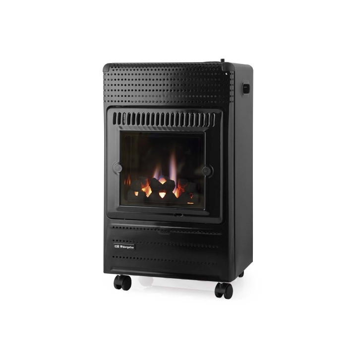 Orbegozo HBF 95 N Estufa de Llama Azul - Potencia Calorifica de 3500W - Triple Sistema de Seguridad - Clase Energetica a - Rued