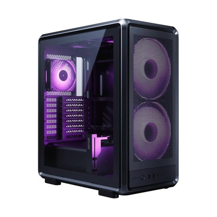 Cooler Master Masterframe 500 Caja Torre E-ATX - 2 Ventiladores 200mm RGB Frontales - Ventana Lateral - Paneles Intercambiables