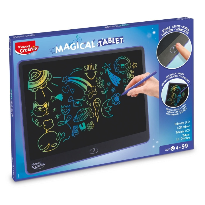 Maped Magical Tablet - Tableta LCD 16" de Gran Formato para Dibujar - Para Niños a partir de 4 Años