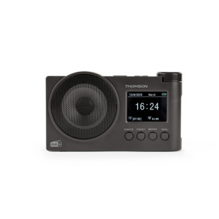 Thomson Radio FM DAB+ con Altavoz Bluetooth - 30 Memorias DAB+ y 30 Memorias FM - Actualizacion Automatica de Emisoras - Pantal