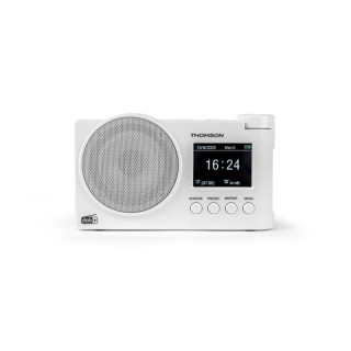Thomson Radio FM DAB+ con Altavoz Bluetooth - 30 Memorias DAB+ y 30 Memorias FM - Actualizacion Automatica de Emisoras - Pantal