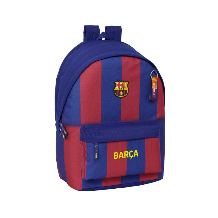 Safta F.C.Barcelona Mochila Antirrobo para Portatil hasta 15.6" - Bolsillo para Tablet hasta 11" - USB Integrado - Cremallera c