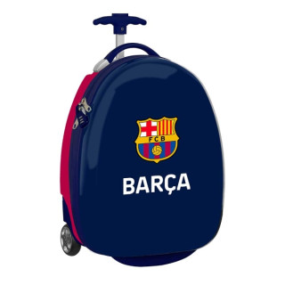 Safta F.C.Barcelona Maleta de 27.7L Trolley Infantil 16" Rigida - Interior Forrado - Asa Telescopica - 2 Ruedas - 28x43x23cm -