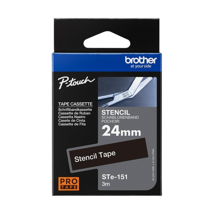 Brother STe151 Cinta de Identificacion Original - Ancho 24mm x 3 metros