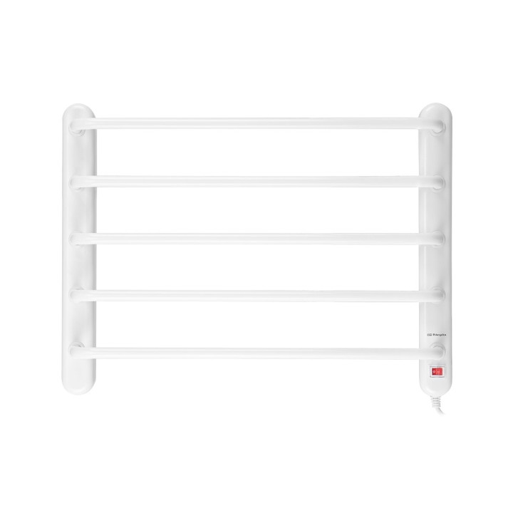 Orbegozo TH 8002 Toallero Electrico - Potencia 90W - Luz de Encendido - Tornillos para Montaje Incluidos - 45x60x9.5cm - Color