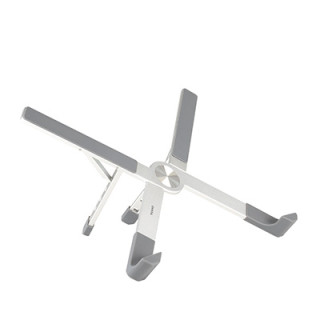 Tooq Soporte para Portatil hasta 17.3" - Plegable y Portatil - Color Plata