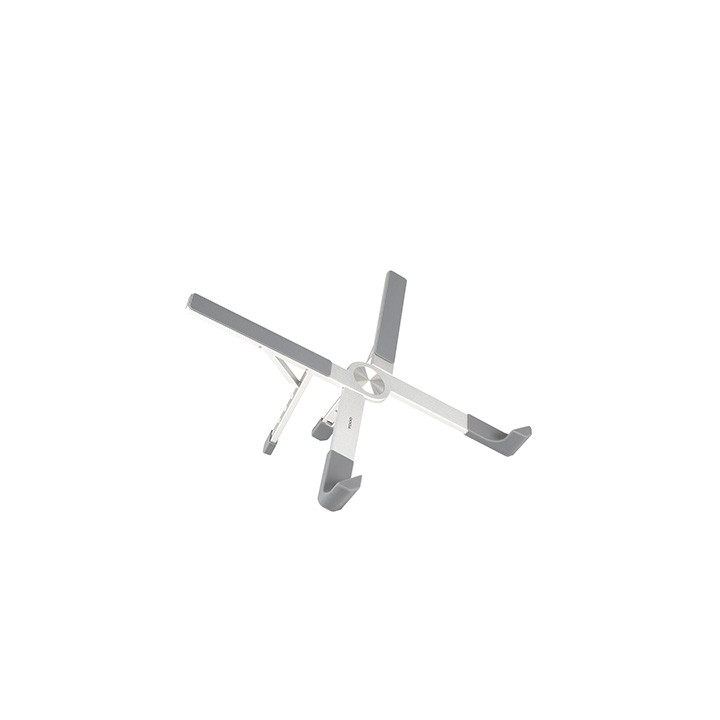 Tooq Soporte para Portatil hasta 17.3" - Plegable y Portatil - Color Plata