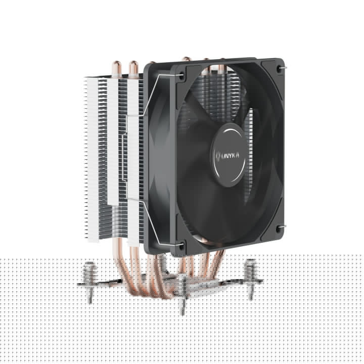 Unykach Unycool H40 ARGB Disipador CPU - Multisocket Universal - Ventilador 120mm - Color Negro