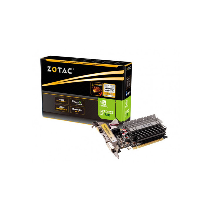 Zotac GeForce GT 730 Tarjeta Grafica 4GB GDDR3 HDMI