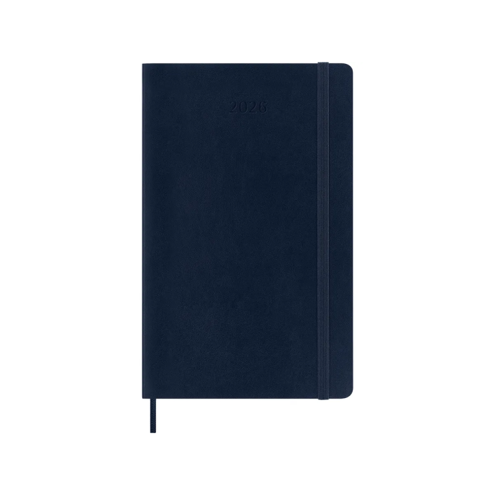 Agenda 2026 tapa blanda 12 meses diaria l (13 x 21 cm) azul zafiro moleskine dsb2012dc3y26