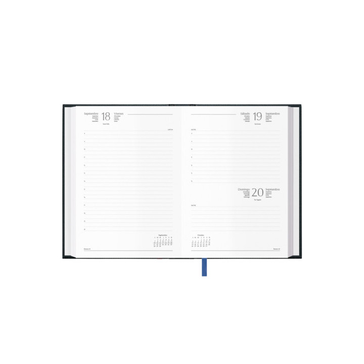 Agenda 2026 segovia día página 17 x 24 cm. color negro dohe 12865 - 26