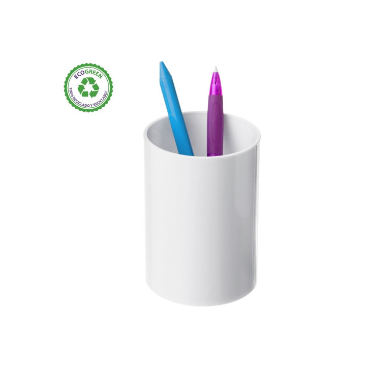Portalápices ecogreen 100% reciclado y reciclable 75x105 mm blanco archivo 2000 771 bl ps