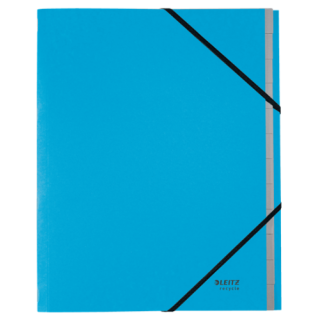Carpeta clasificadora de carton 12 posiciones a4 recycle 100% azul leitz 39150035