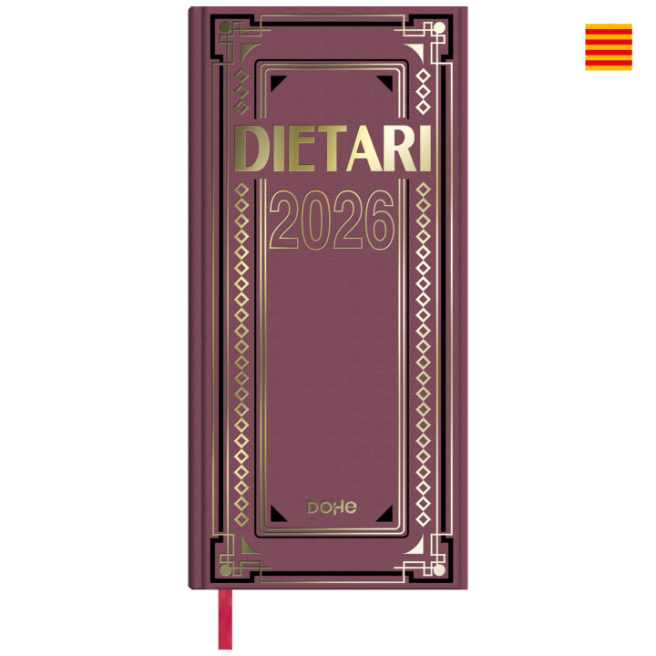 Dietario 2026 catalán dos tercios día página 14,5 x 31 cm. dohe 11156 - 26