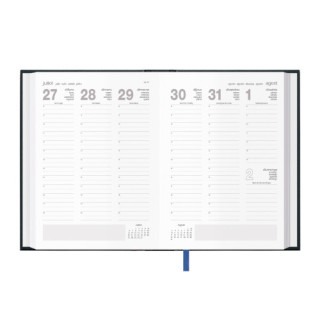 Agenda 2026 segovia semana vista 14 x 20 cm. color negro catalán dohe 11125 - 26