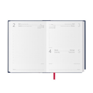 Agenda 2026 sintex día página 14 x 20 cm. color azul dohe 11401 - 26