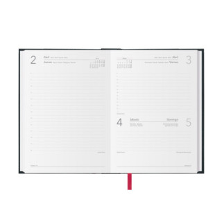 Agenda 2026 sintex día página 14 x 20 cm. color negro dohe 11399 - 26