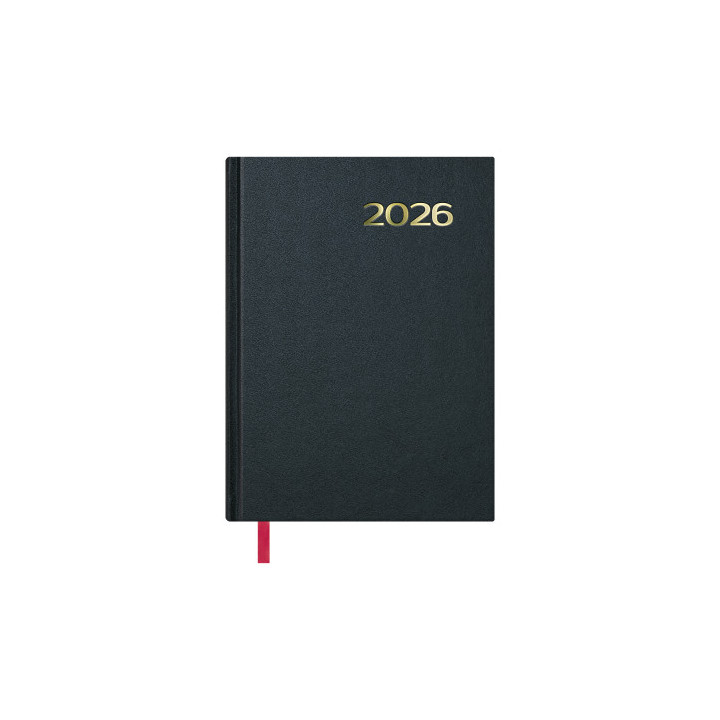 Agenda 2026 sintex día página 14 x 20 cm. color negro dohe 11399 - 26