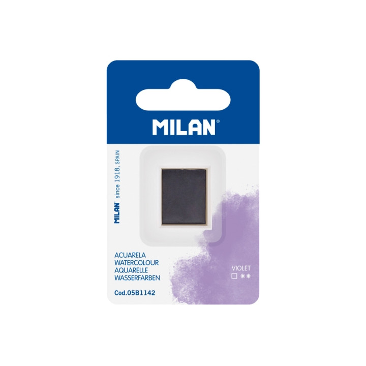 Milan Art Acuarela de Recambio - Medio Godet - Color Violeta