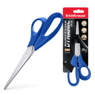 Erichkrause Dynamic Tijeras con Cuchillas de Acero Inoxidable 18cm - Afilado Doble Avanzado - Resistente a la Corrosion - Mango