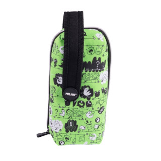 Milan Tandem 2 Pack de 4 Estuches con Goma de Borrar - Sacapuntas - Lapiz - 3 Boligrafos - Regla - 12 Lapices de Colores - 12 R