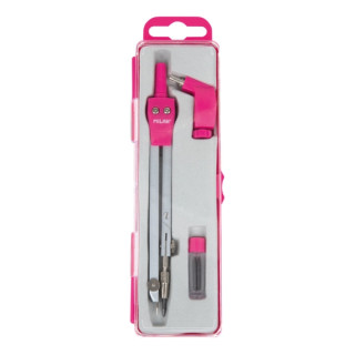 Milan Acid Compas Universal - Incluye Adaptador y Minas de Recambio - Color Rosa